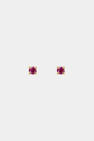 Birthstone Earrings | 9K Yellow Gold | Natasha Schweitzer