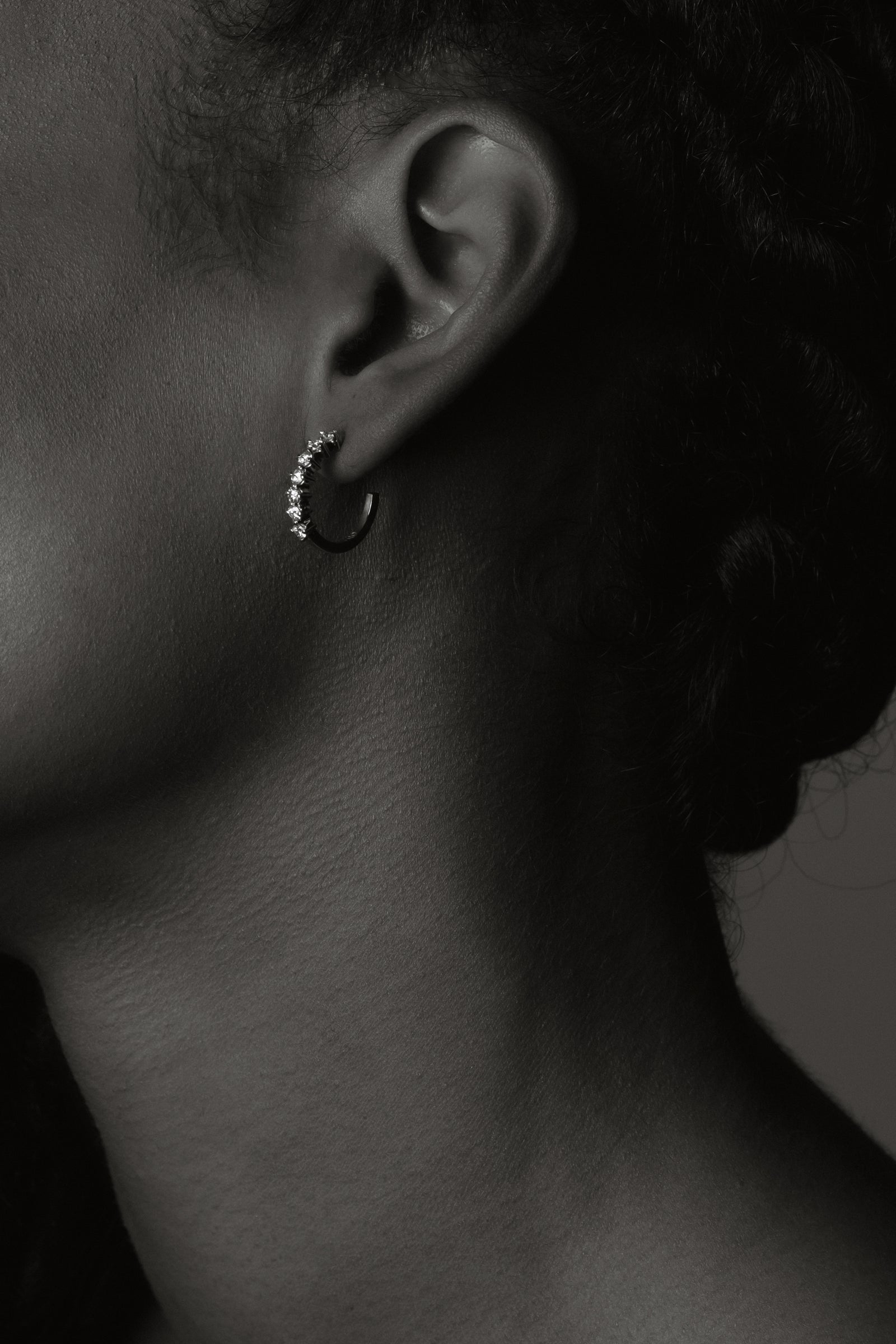 Buttercup Diamond Hoops | Yellow Gold| Natasha Schweitzer