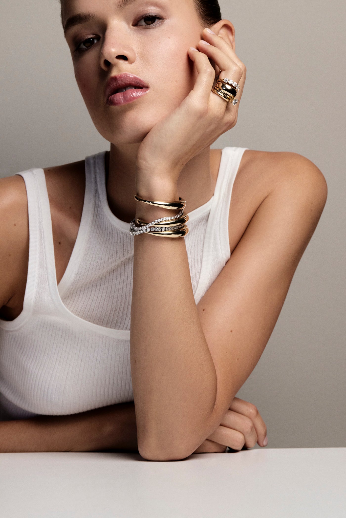 Tennis Bracelet 0.13ct | 18K Yellow Gold