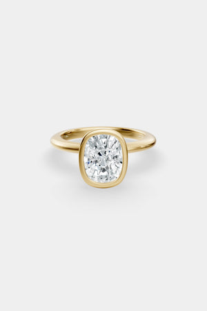 Diamond Bezel Solitaire Ring | Gwen Band | Natasha Schweitzer