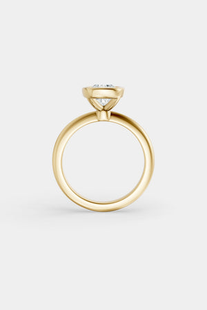 Diamond Bezel Solitaire Ring | Gwen Band | Natasha Schweitzer