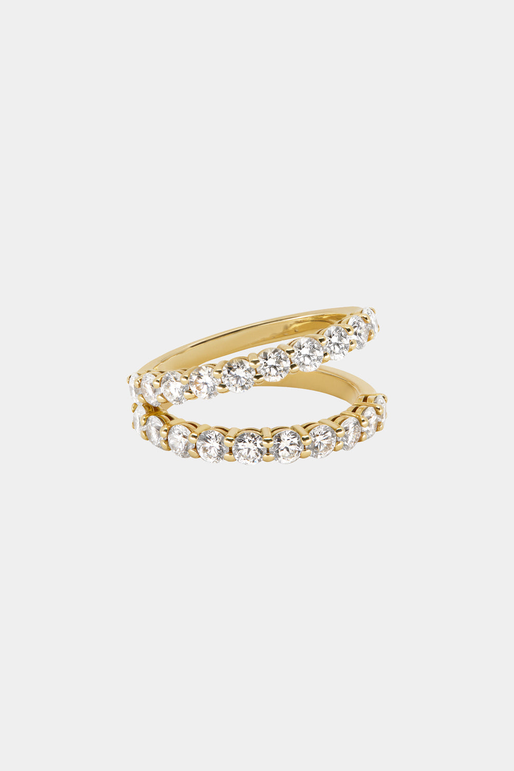 Double Band Georgie Ring | 18K Yellow Gold| Natasha Schweitzer