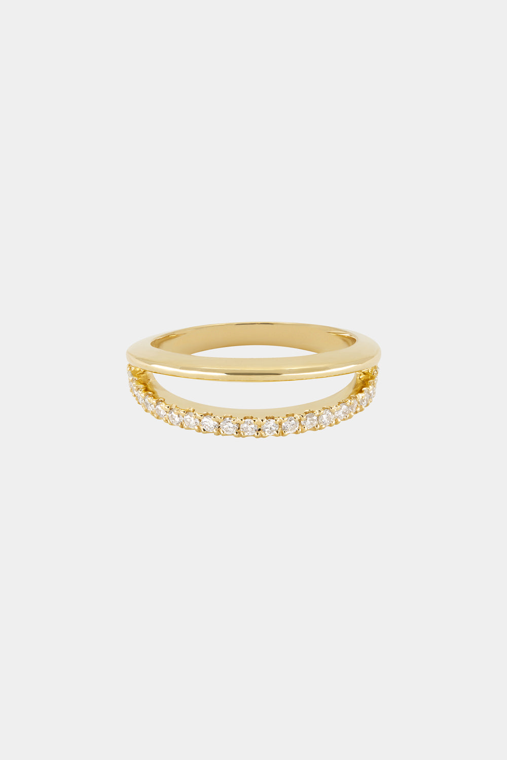 Double Band Harley Ring | Yellow Gold