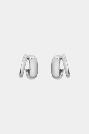 Sabine Hoops | Silver or 9K White Gold | Natasha Schweitzer