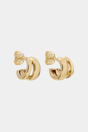 Sabine Hoops | 9K Yellow Gold | Natasha Schweitzer