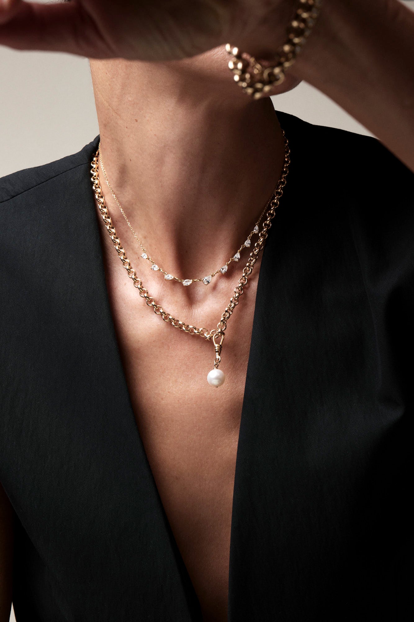 Round Pearl Attachment | 9K Yellow Gold