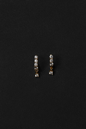 Mini Diamond Georgie Hoops | 18K White Gold | Natasha Schweitzer