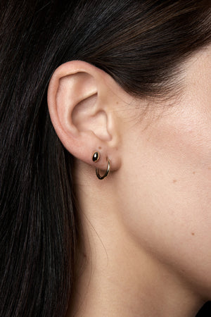 Orielle Hoops | 9K Yellow Gold, More sizes available | Natasha Schweitzer