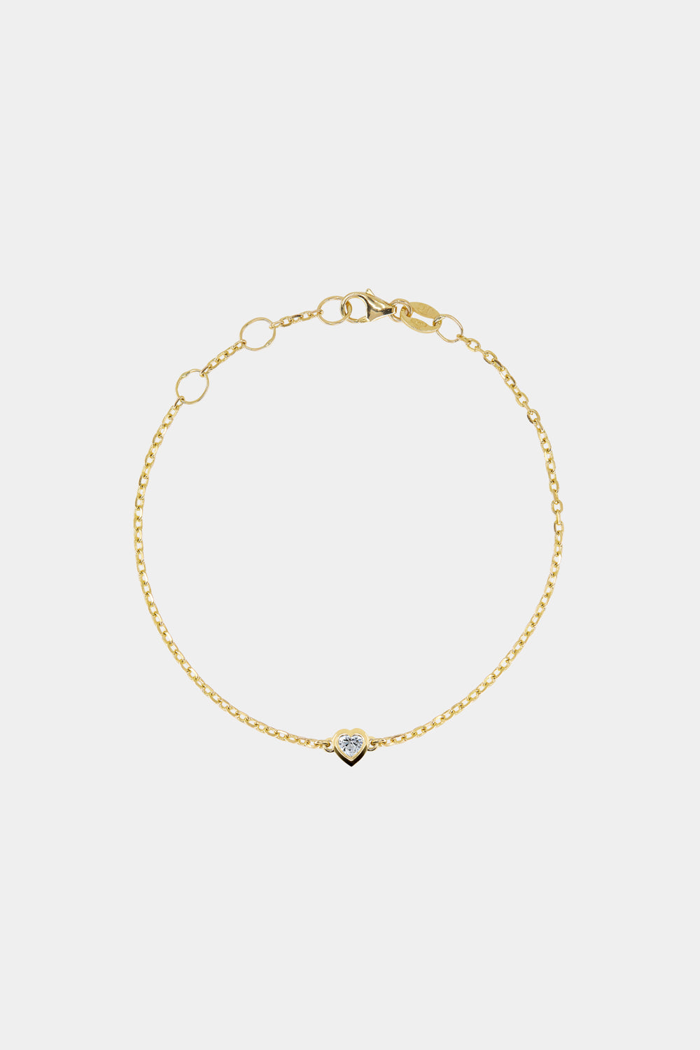 Heart Bracelet | 9K Yellow Gold