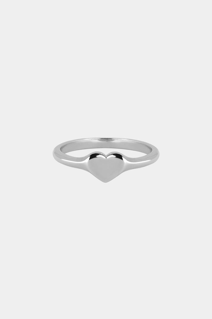 Mini Heart Signet Ring