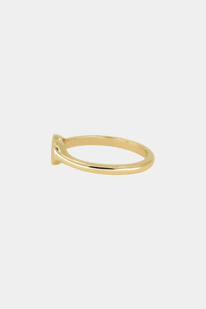 Mini Heart Signet Ring | Yellow Gold | Natasha Schweitzer