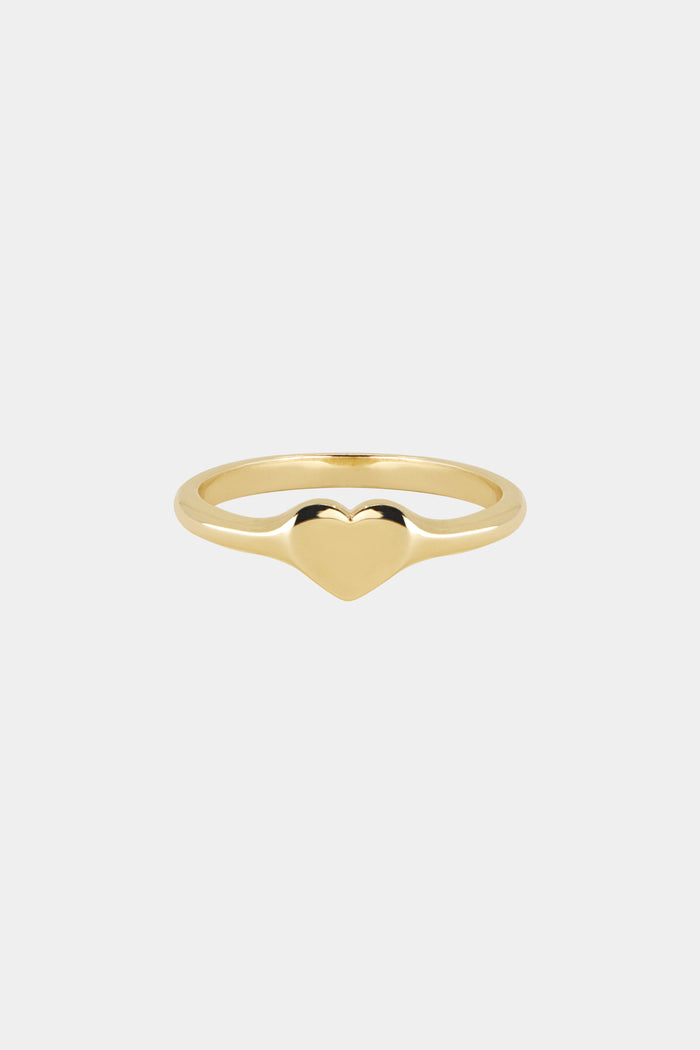 Mini Heart Signet Ring