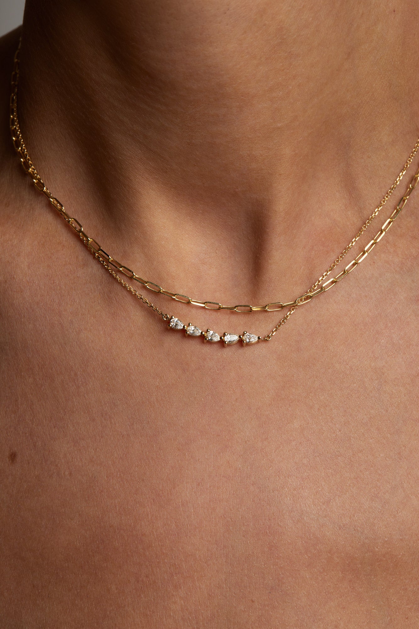 Mina Necklace | 9K Yellow Gold| Natasha Schweitzer