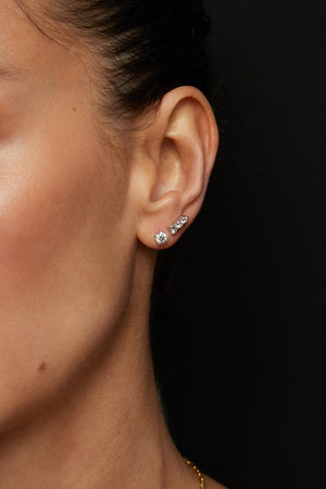 Aurora Earring | 18K White Gold | Natasha Schweitzer