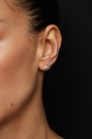 Aurora Stud | 18K White Gold | Natasha Schweitzer