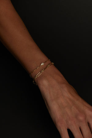 Mini Lennox Bracelet | 9K Yellow or Rose Gold | Natasha Schweitzer
