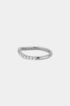 Insignia Diamond Band | 18K White Gold | Natasha Schweitzer