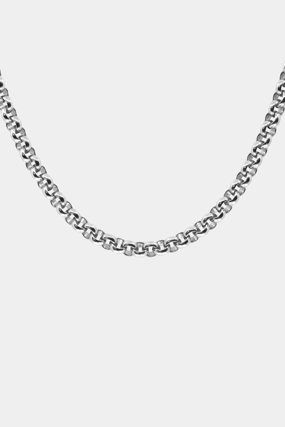 Large Chateau Necklace | 9K White Gold