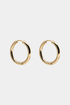 Orielle Hoops | 9K Yellow Gold, More sizes available | Natasha Schweitzer
