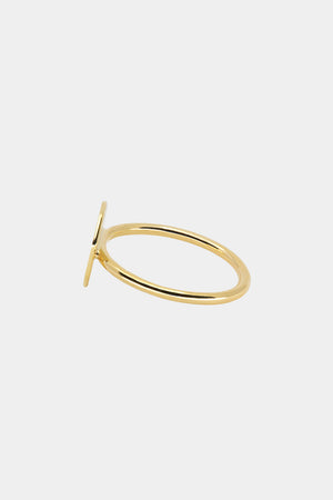Letter Ring | 9K Gold | Natasha Schweitzer