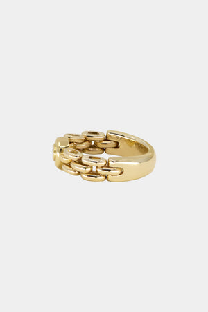 Margot Diamond Chain Ring | 18K Yellow Gold | Natasha Schweitzer