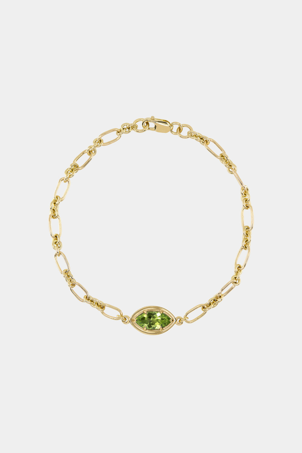 Roma Marquise Gemstone Bracelet | Yellow Gold