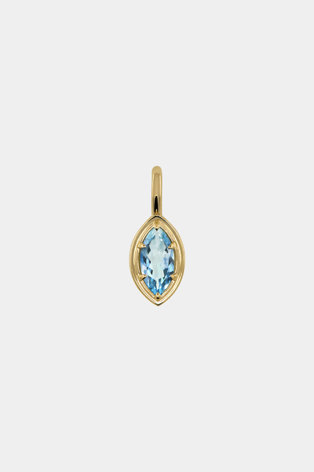 Roma Marquise Gemstone Pendant | Yellow Gold