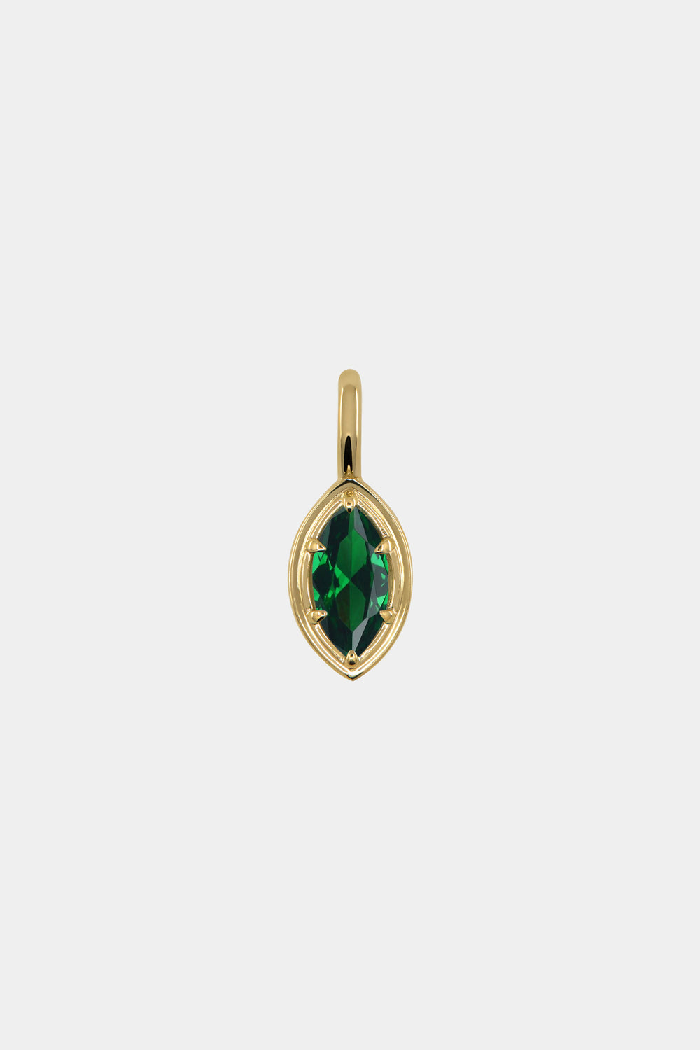 Roma Marquise Gemstone Pendant | Yellow Gold