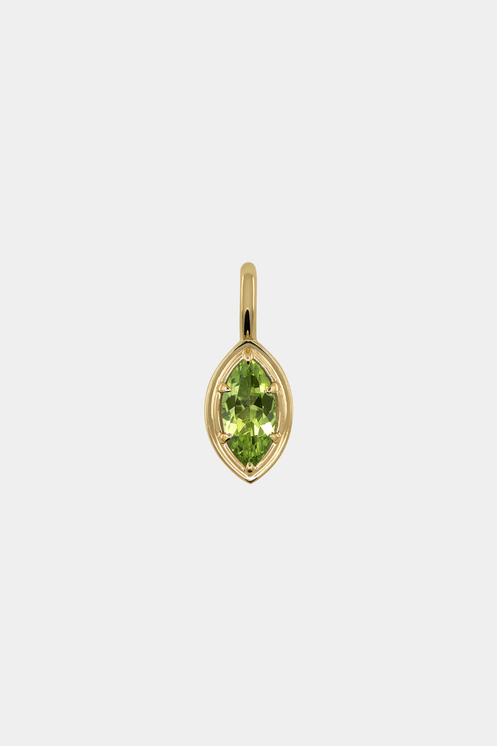 Roma Marquise Gemstone Pendant | Yellow Gold