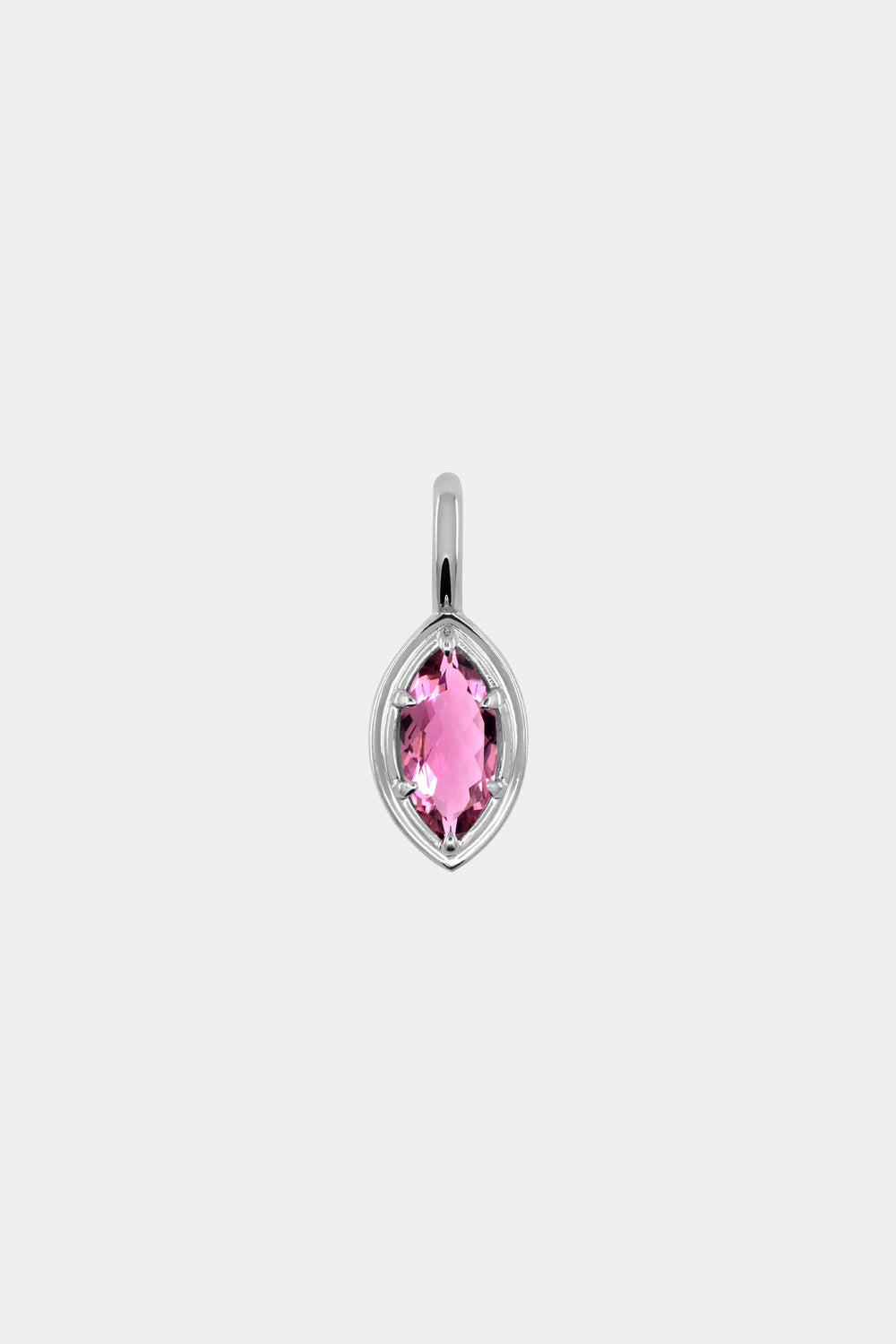 Roma Marquise Gemstone Pendant | Silver