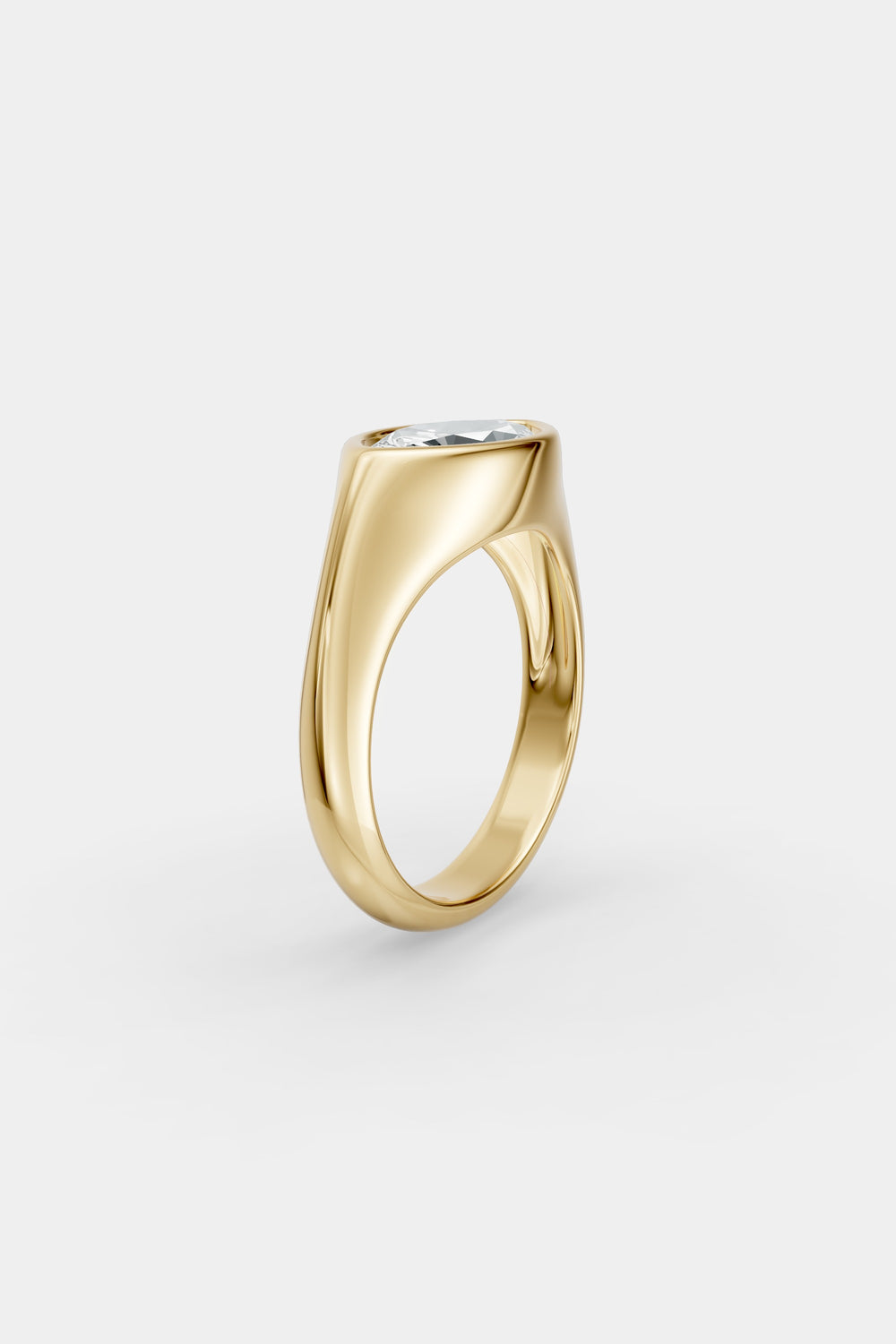 Insignia Marquise Diamond Ring | 18K Yellow Gold| Natasha Schweitzer
