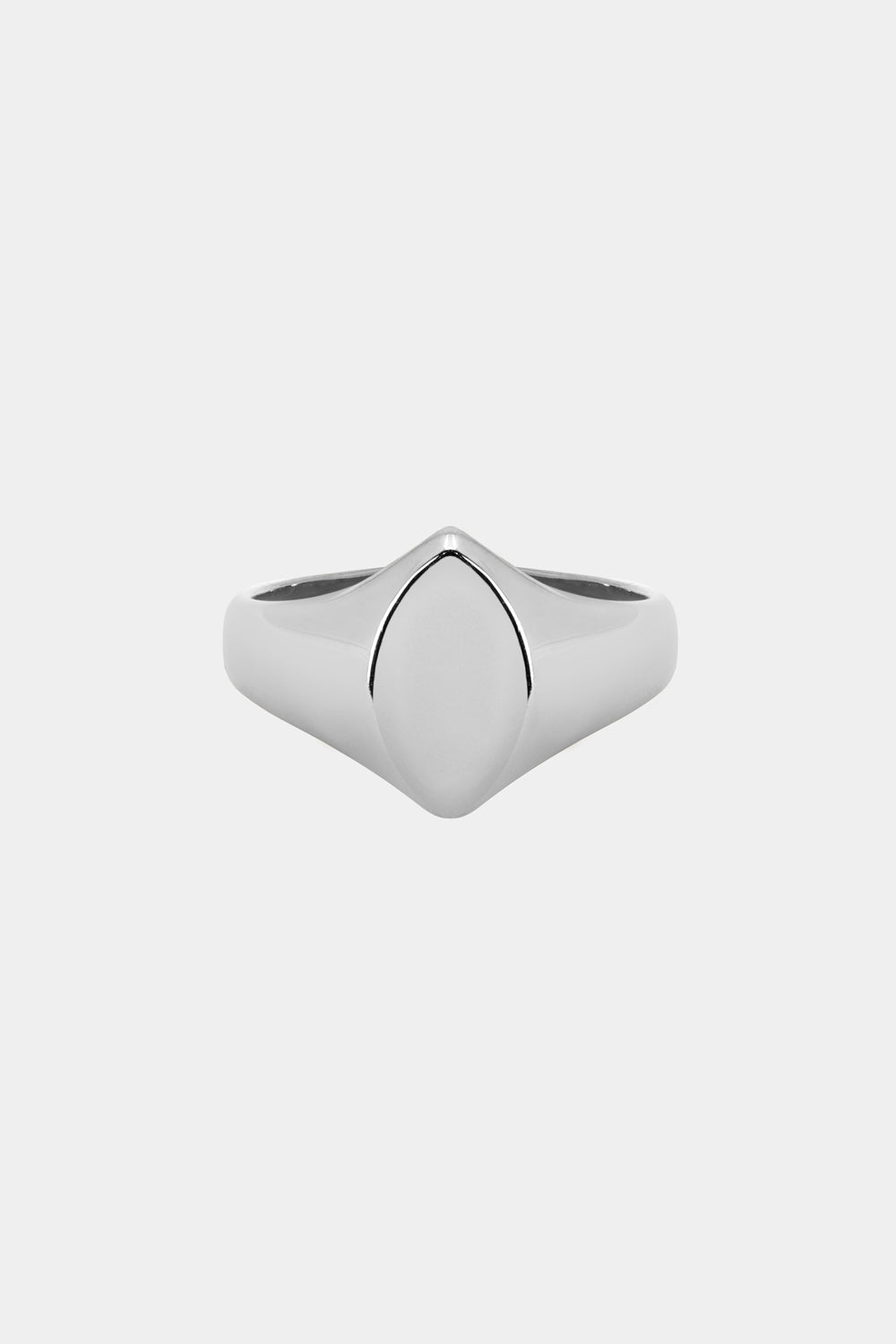 Marquise Signet Ring | Silver