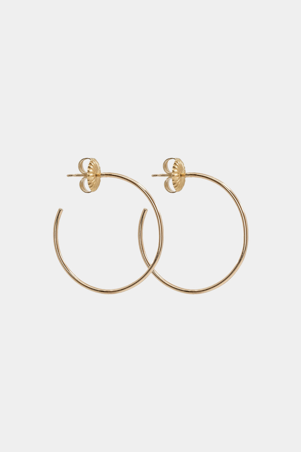 Medium Hoop Earrings | 9K Yellow Gold| Natasha Schweitzer