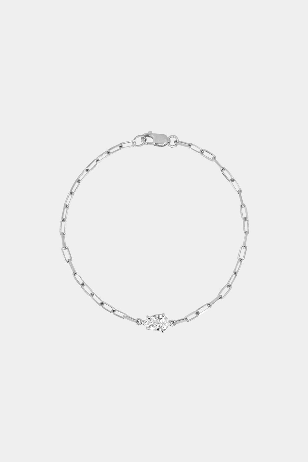 Mina Pear Diamond Bracelet | White Gold