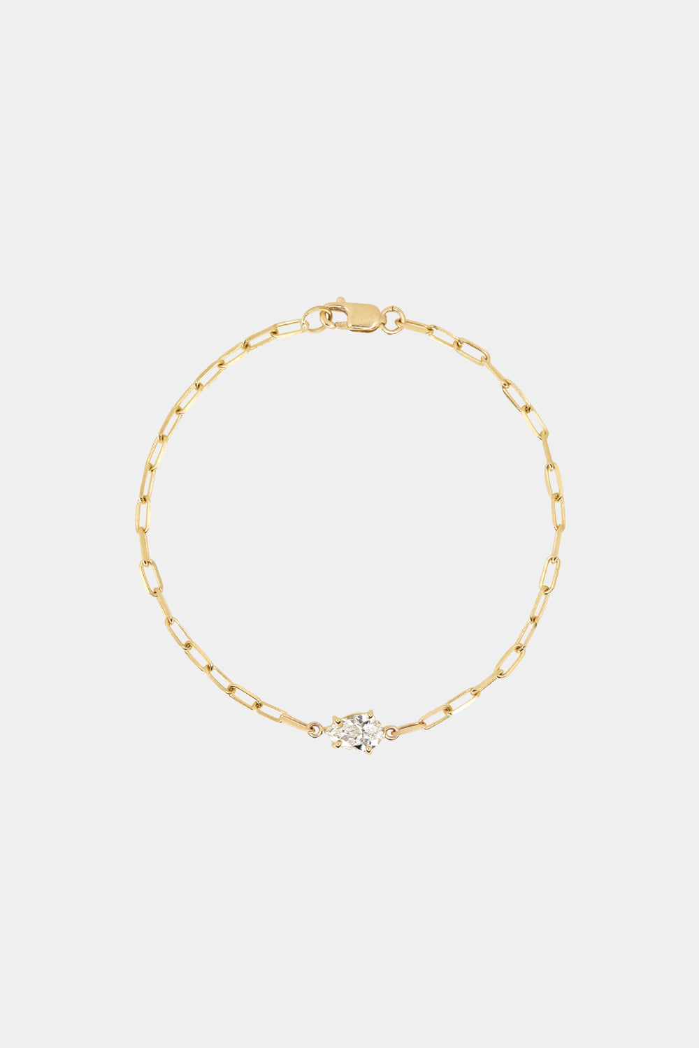 Mina Pear Diamond Bracelet | Yellow Gold
