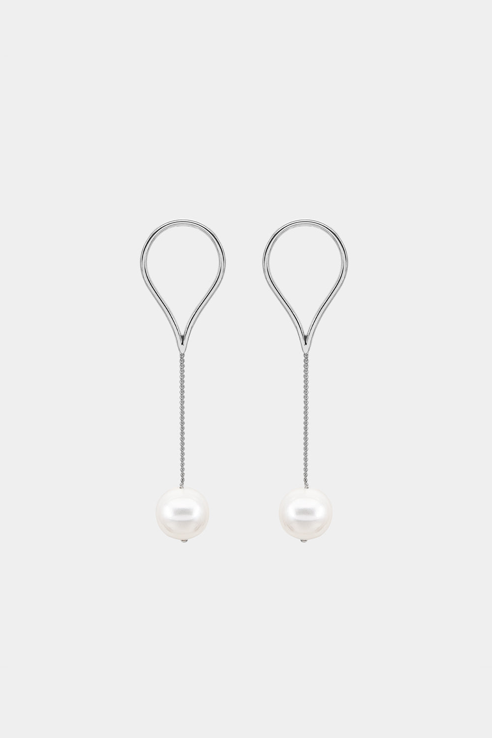 Mini Aqua Earrings | Silver
