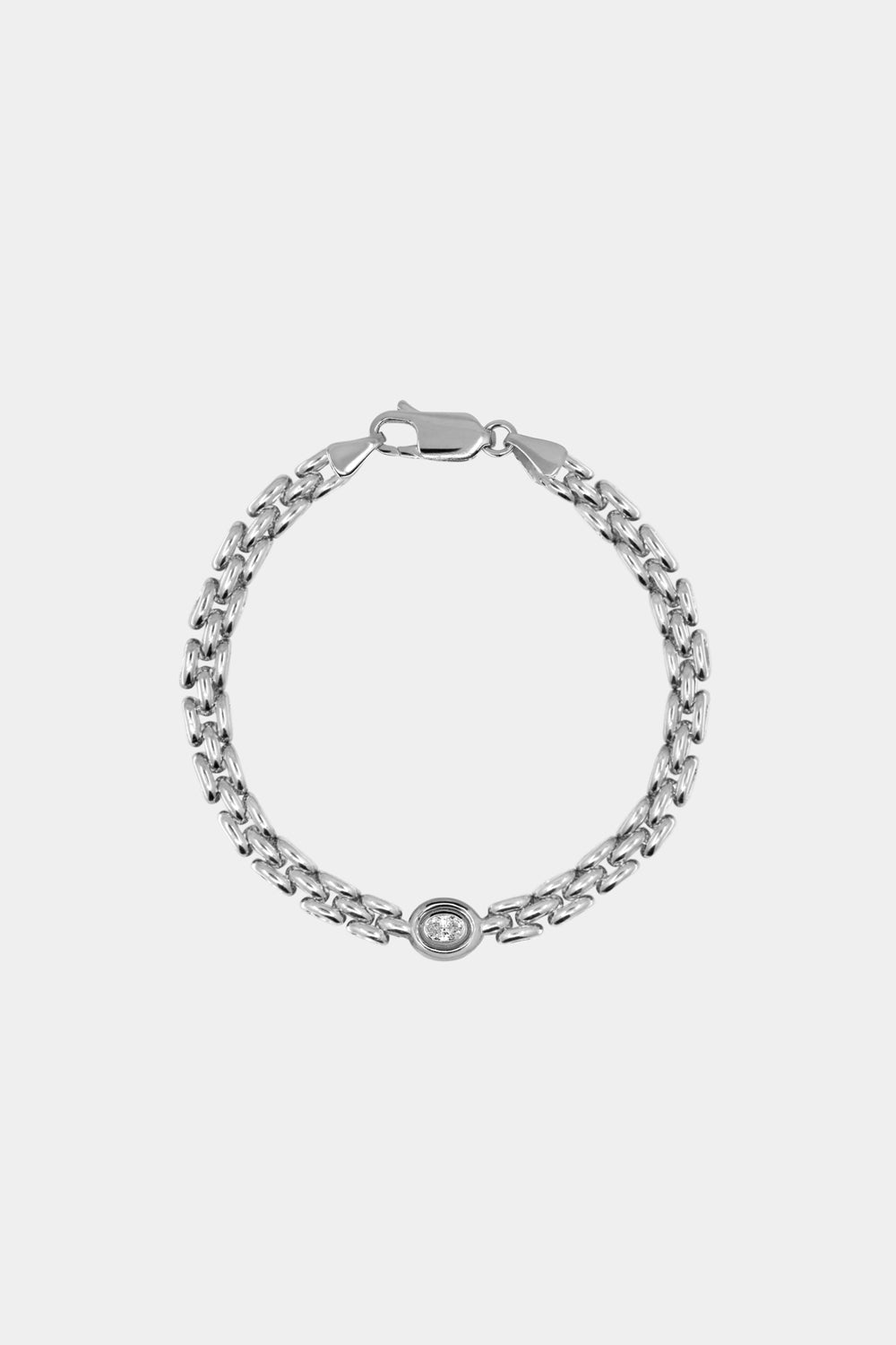 Mini Margot Diamond Bracelet | 9K White Gold