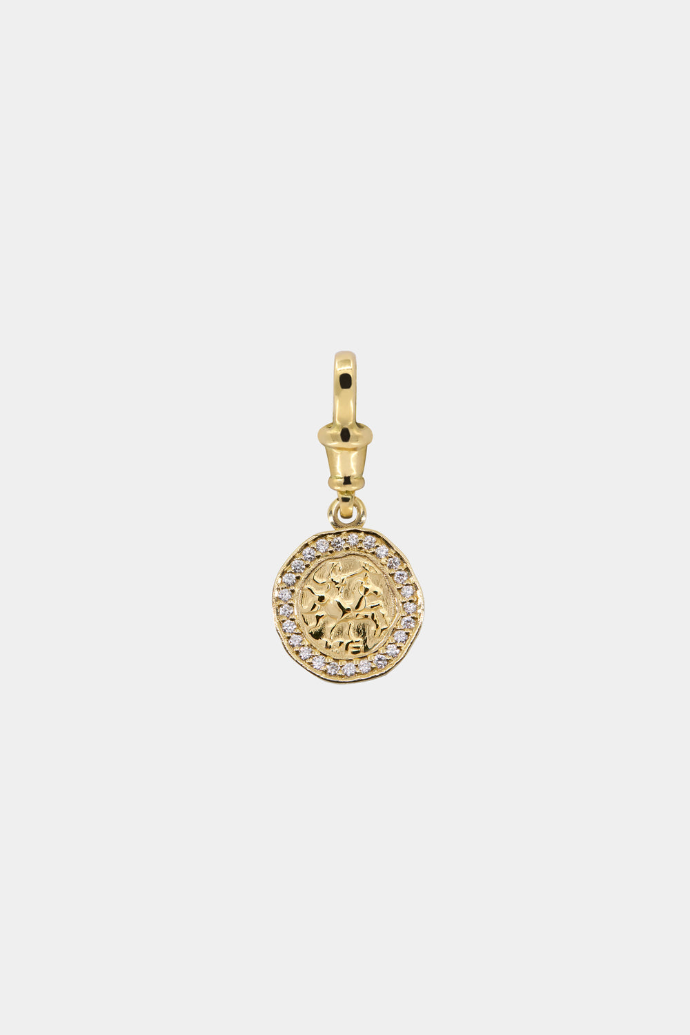 Mini Warrior Coin Attachment | Yellow Gold