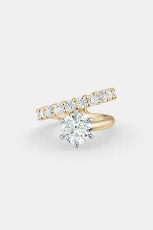Natasha Diamond Wrap Ring | 0.10ct Round Diamond Band | Natasha Schweitzer