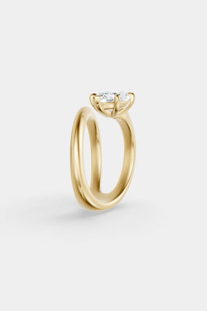 Natasha East West Marquise Diamond Wrap Ring | 18K Gold | Natasha Schweitzer