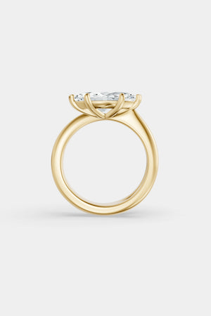 Natasha East West Marquise Diamond Wrap Ring | 18K Gold | Natasha Schweitzer