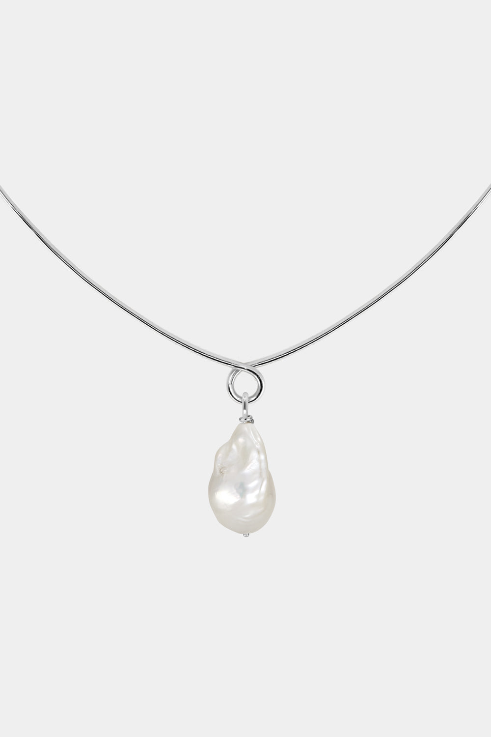 Omega Loop Necklace | Silver, Customise