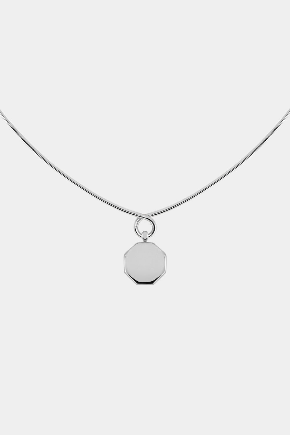 Omega Loop Necklace | Silver, Customise| Natasha Schweitzer
