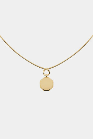 Omega Loop Necklace | 9K Yellow Gold, Customise | Natasha Schweitzer