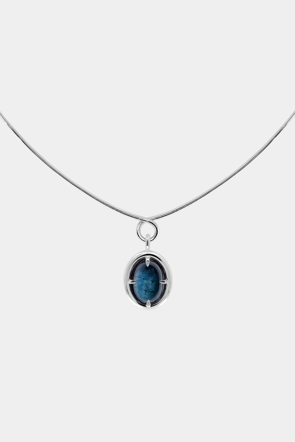 Omega Loop Necklace | Silver, Customise| Natasha Schweitzer
