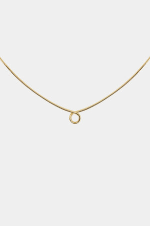 Omega Loop Necklace | 9K Yellow Gold, Customise | Natasha Schweitzer