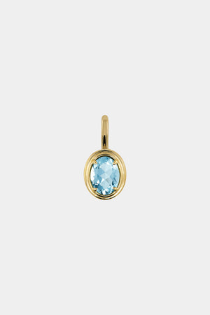 Roma Oval Gemstone Pendant | Yellow Gold | Natasha Schweitzer