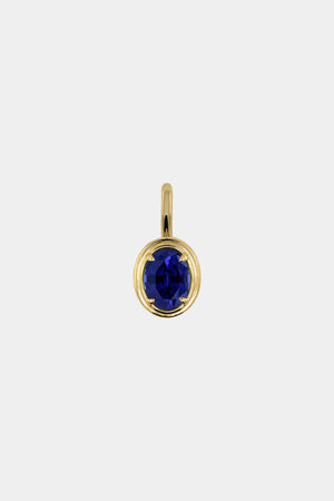 Roma Oval Gemstone Pendant | Yellow Gold | Natasha Schweitzer