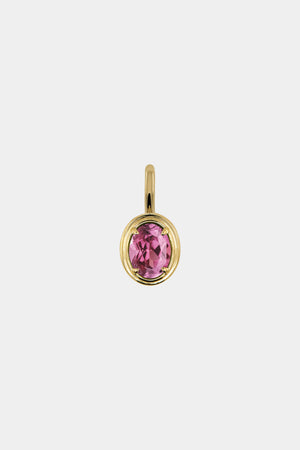 Roma Oval Gemstone Pendant | Yellow Gold | Natasha Schweitzer