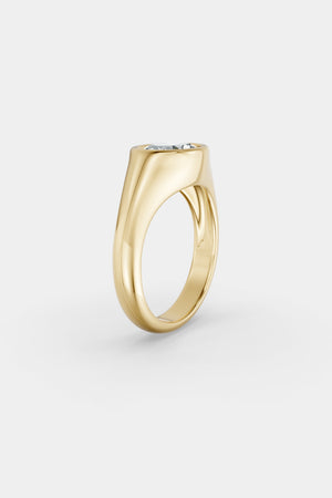 Insignia Oval Diamond Ring | 18K Yellow Gold | Natasha Schweitzer